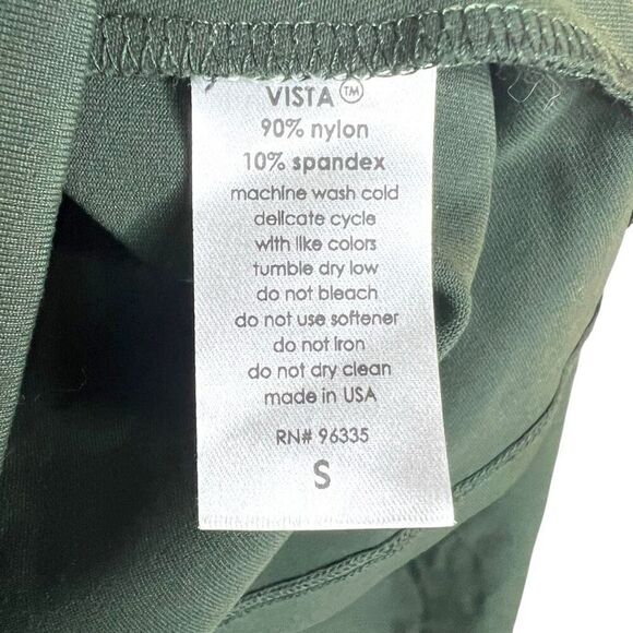 NEW Susana Monaco Bell Sleeve Square Neck Top Hunter Green Small - Picture 6 of 8